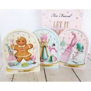 Too Faced Let It Snow Globes Makeup Collection Limited Edition Gift Set Palettes